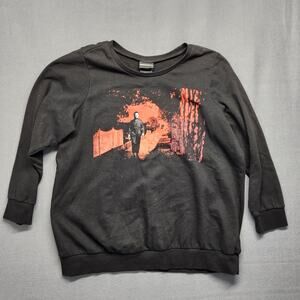 Halloween II Crewneck Sweatshirt Mens XL Black Michael Myers